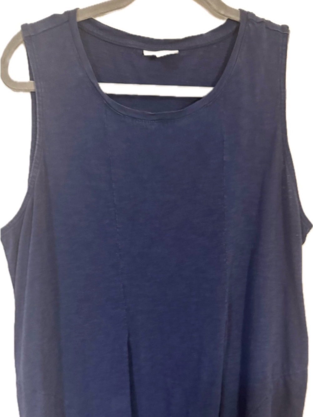 J. Jill Navy Cotton Tank Dress | XL | Pockets